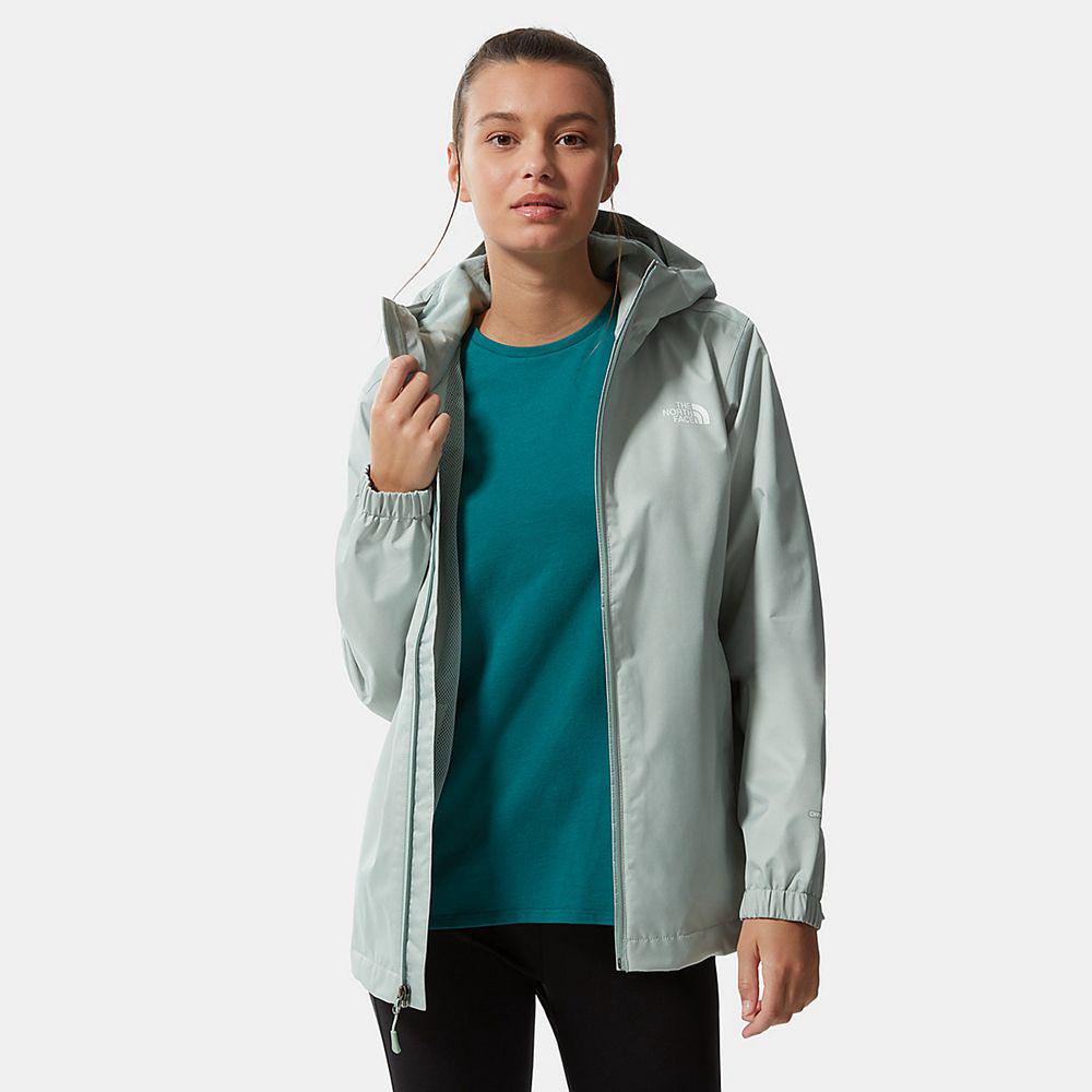 The North Face Quest Hooded Γυναικεια Ελαφρύ Μπουφάν - Πρασινο (HOUE51389)